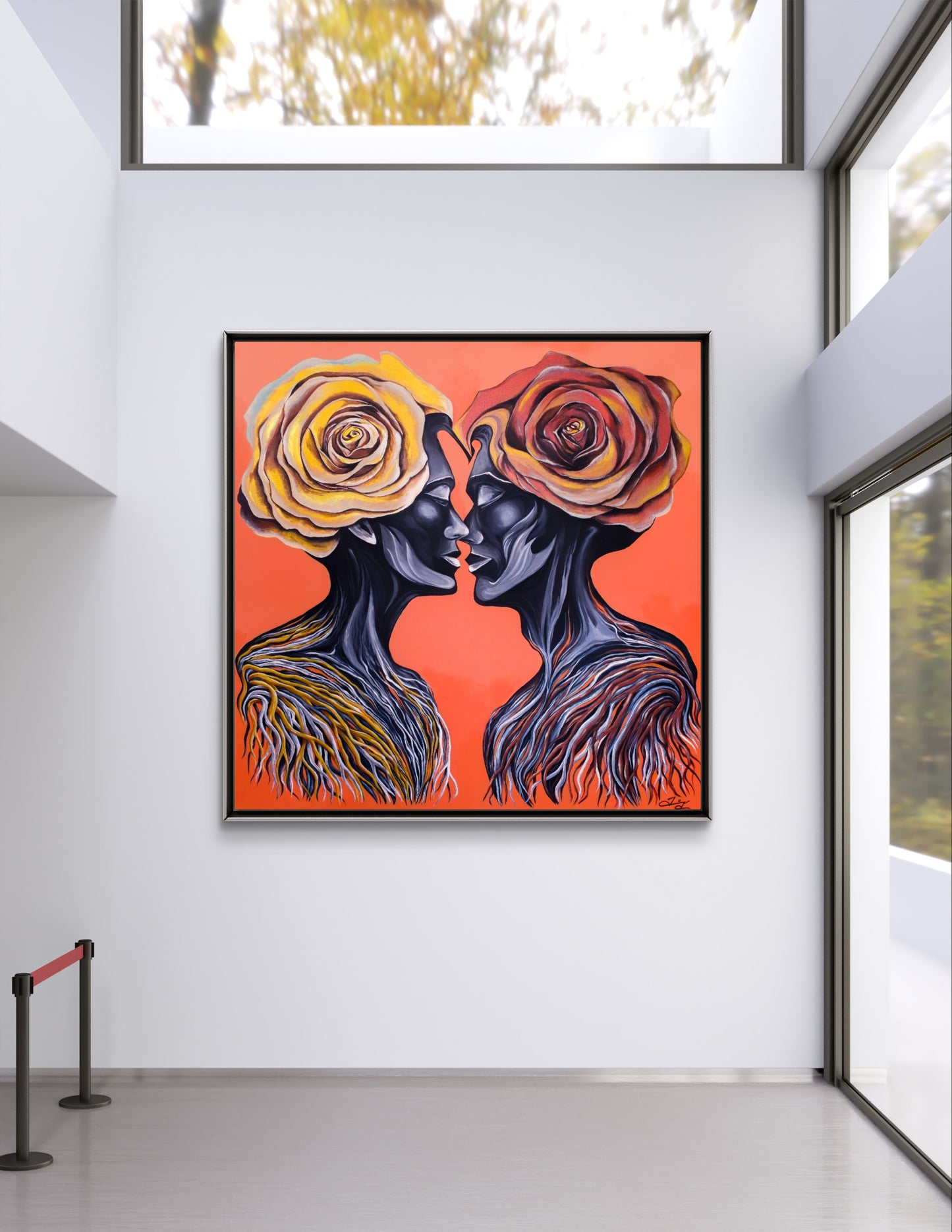 "Rooted In Love" Giclée Print on Canvas (Stretched and Rolled) and Fine Art Print of the Original Painting (100 Limited-Edition)