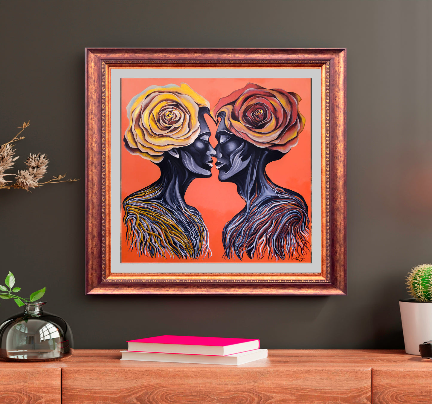 "Rooted In Love" Giclée Print on Canvas (Stretched and Rolled) and Fine Art Print of the Original Painting (100 Limited-Edition)