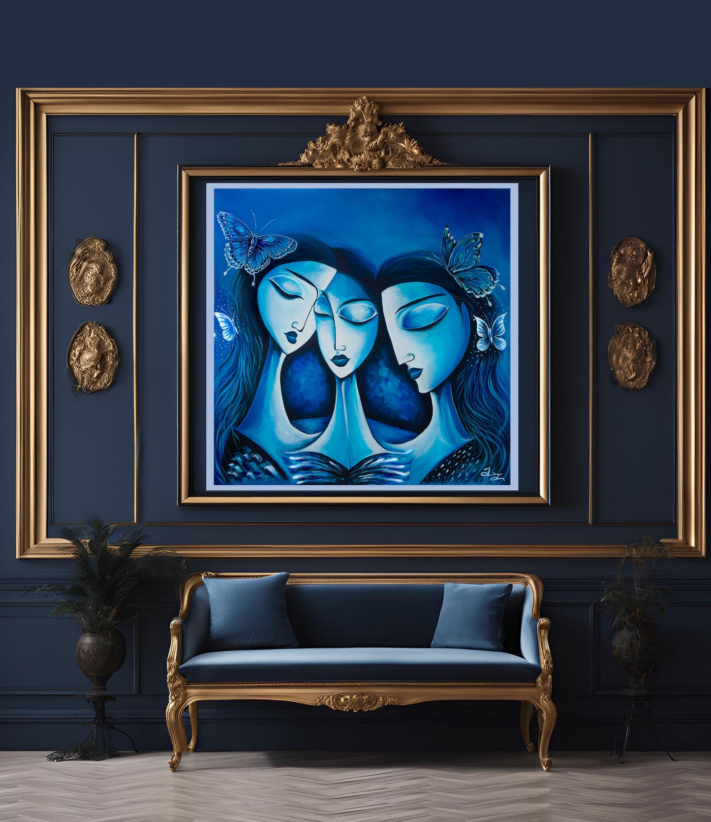 “Lullaby" - The Chronicles of the Butterfly Sisters. Giclée Print on Canvas (Stretched and Rolled) and Fine Art Print of the Original Painting (100 Limited-Edition)