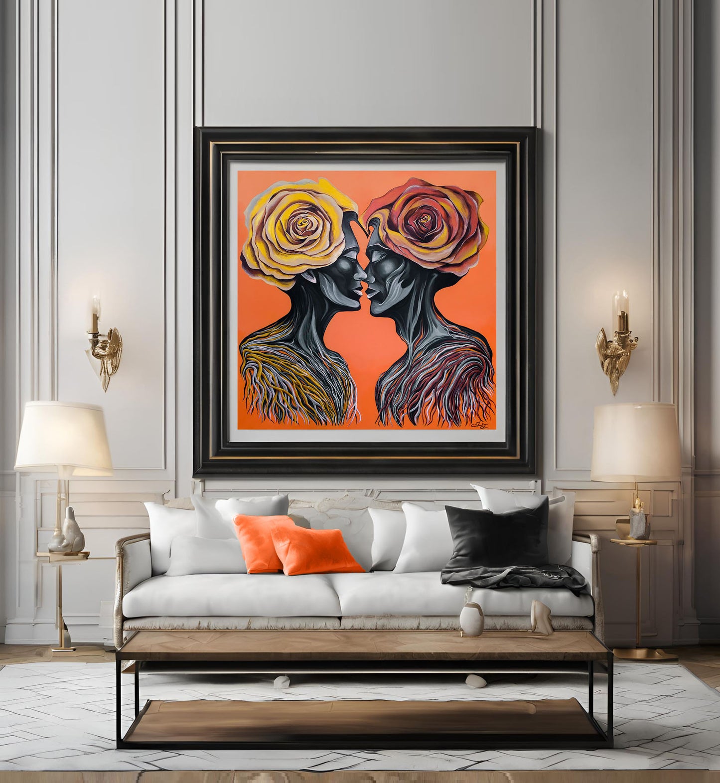 "Rooted In Love" Giclée Print on Canvas (Stretched and Rolled) and Fine Art Print of the Original Painting (100 Limited-Edition)